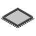 TAMPA 40X40 NYLON PRETO 609 PRETO